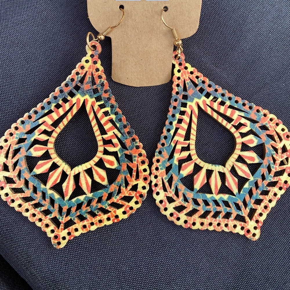 🌟Add On Item: Wood Boho Earrings